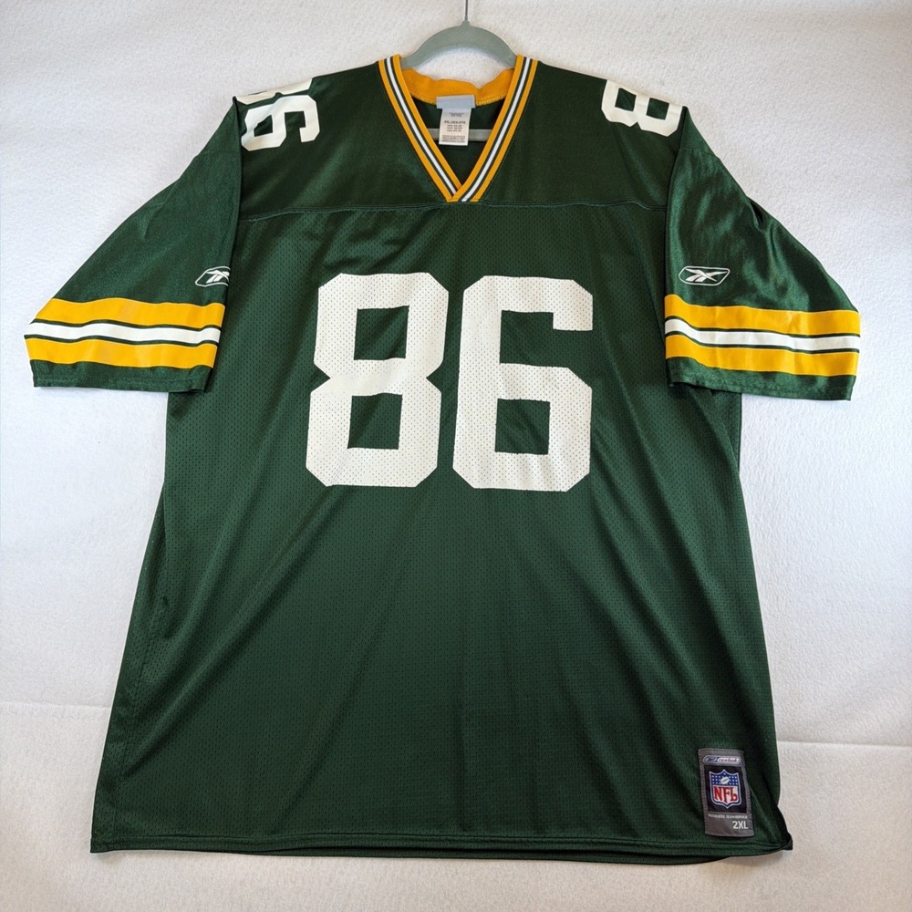 NFL Reebok Green Bay Packers FREEMAN #86 Football Jersey Sz 2XL Green